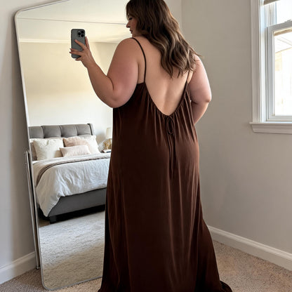 La Robe ModulFil™ — Longue Dos Nu Fluide - ModulFil™