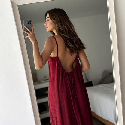 La Robe ModulFil™ — Longue Dos Nu Fluide - ModulFil™