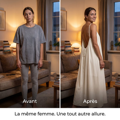 La Robe ModulFil™ — Longue Dos Nu Fluide - ModulFil™