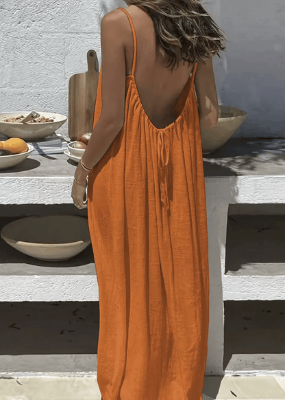 La Robe ModulFil™ — Longue Dos Nu Fluide - ModulFil™
