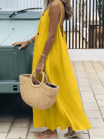 La Robe ModulFil™ — Longue Dos Nu Fluide - ModulFil™