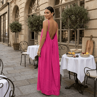 La Robe ModulFil™ — Longue Dos Nu Fluide - ModulFil™