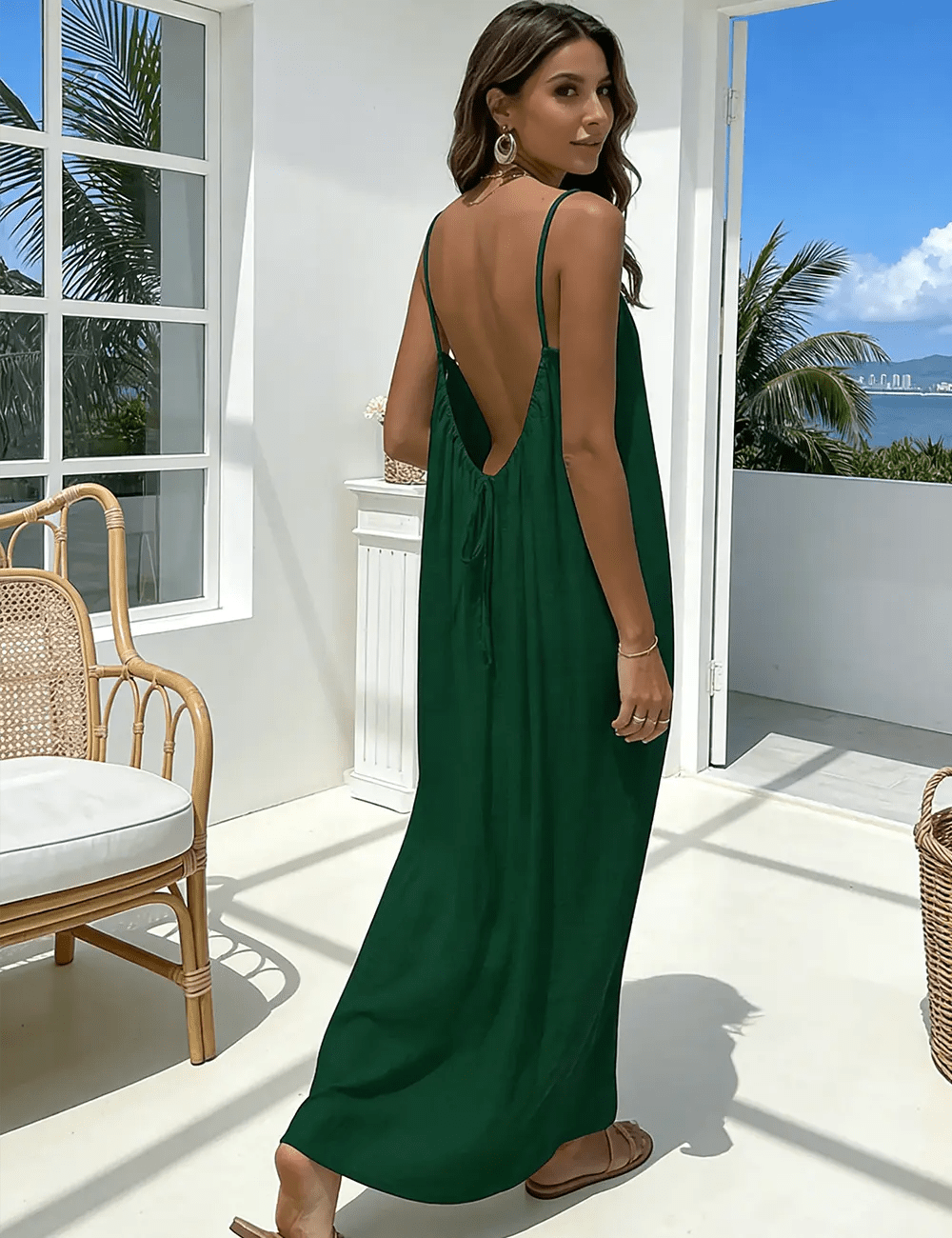La Robe ModulFil™ — Longue Dos Nu Fluide - ModulFil™